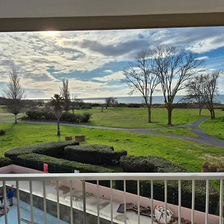 Amoureva E27, Vue Mer, Clim, Piscine, Parking Apartamento Agde